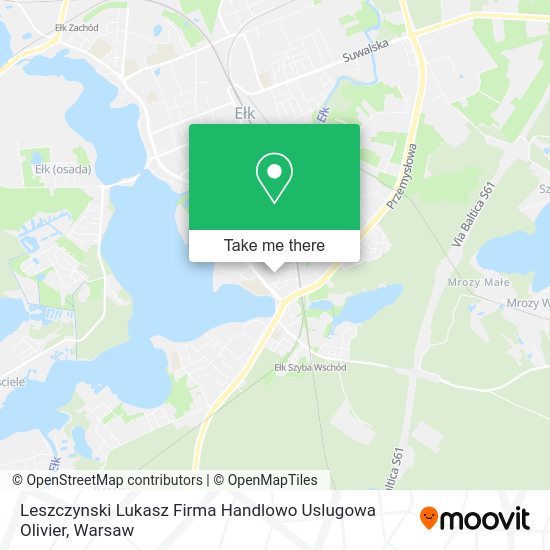 Leszczynski Lukasz Firma Handlowo Uslugowa Olivier map