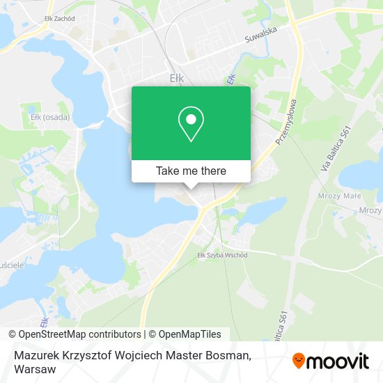 Mazurek Krzysztof Wojciech Master Bosman map