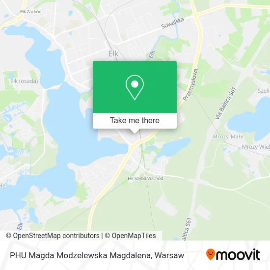 Карта PHU Magda Modzelewska Magdalena