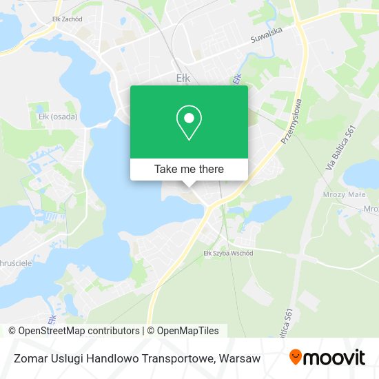 Zomar Uslugi Handlowo Transportowe map