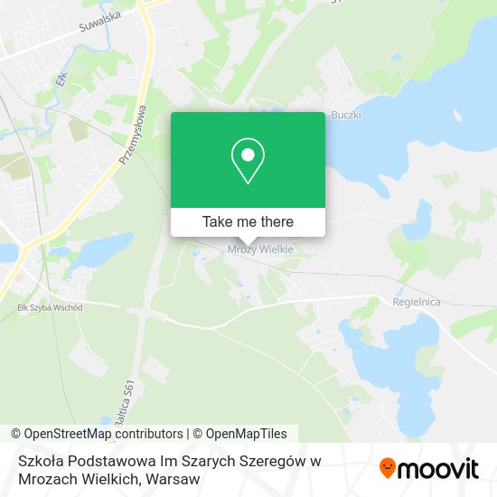 Szkoła Podstawowa Im Szarych Szeregów w Mrozach Wielkich map