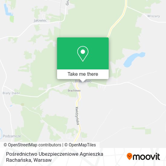 Pośrednictwo Ubezpieczeniowe Agnieszka Rachańska map