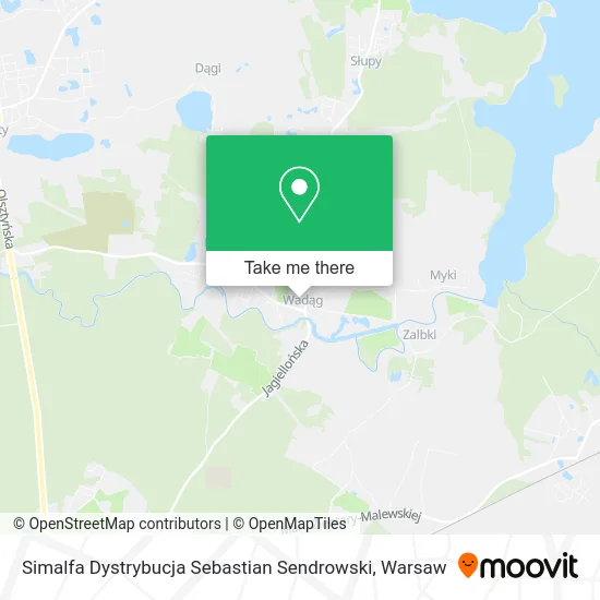 Simalfa Dystrybucja Sebastian Sendrowski map