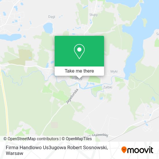 Firma Handlowo Us3ugowa Robert Sosnowski map