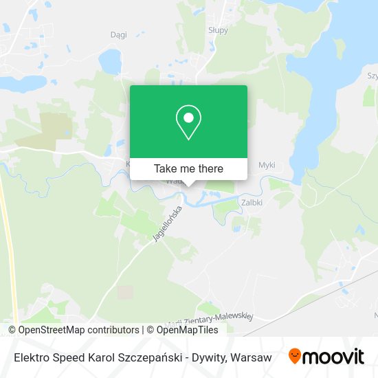 Elektro Speed Karol Szczepański - Dywity map