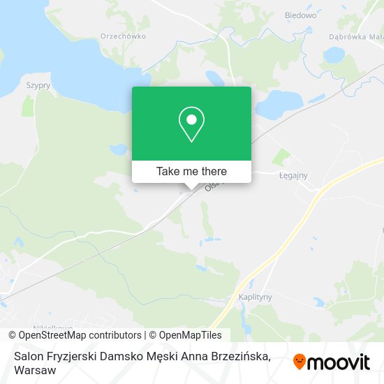 Salon Fryzjerski Damsko Męski Anna Brzezińska map