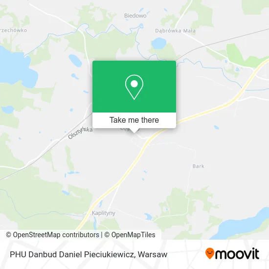 Карта PHU Danbud Daniel Pieciukiewicz