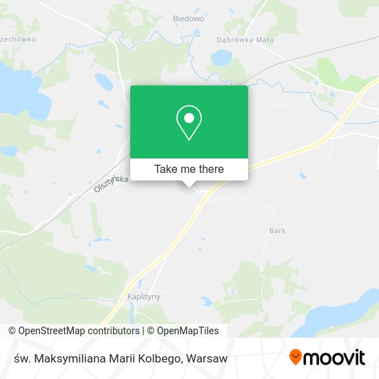 św. Maksymiliana Marii Kolbego map