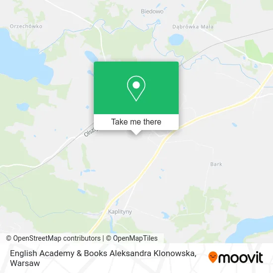 Карта English Academy & Books Aleksandra Klonowska