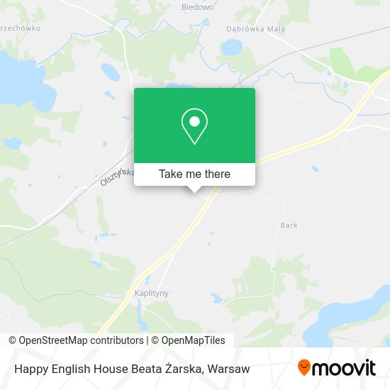 Happy English House Beata Żarska map