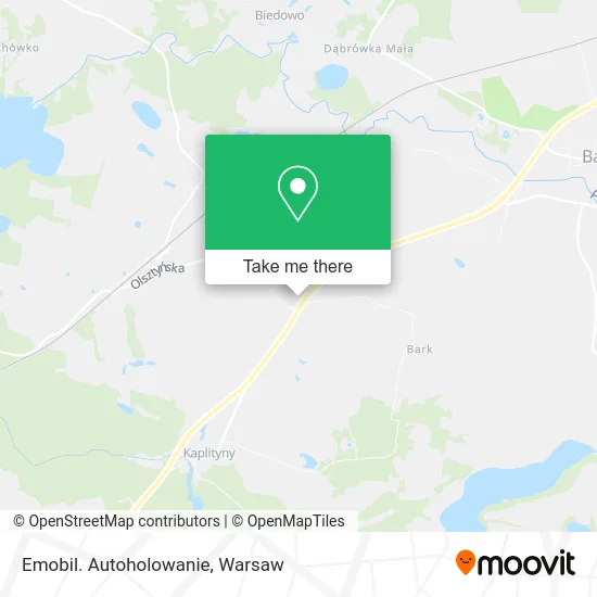 Карта Emobil. Autoholowanie