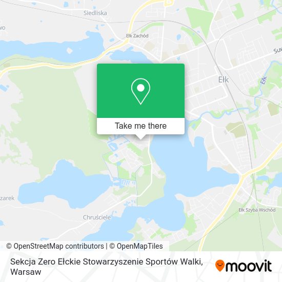 Sekcja Zero Ełckie Stowarzyszenie Sportów Walki map