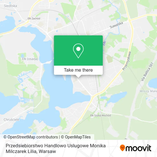 Карта Przedsiebiorstwo Handlowo Uslugowe Monika Milczarek Lilia