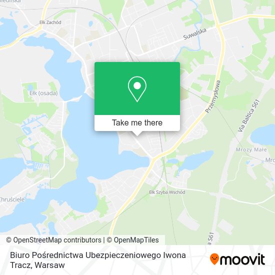 Biuro Pośrednictwa Ubezpieczeniowego Iwona Tracz map