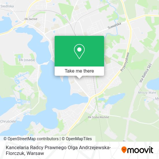 Kancelaria Radcy Prawnego Olga Andrzejewska-Florczuk map