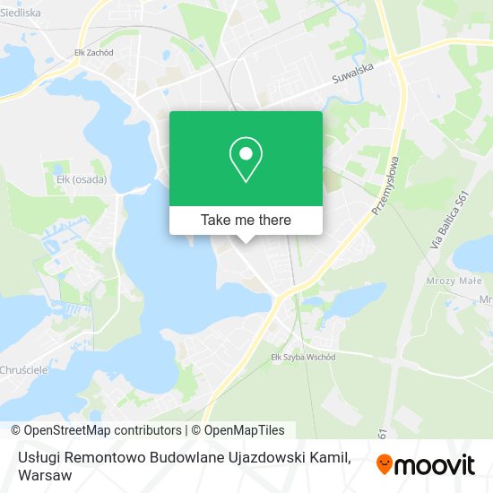 Usługi Remontowo Budowlane Ujazdowski Kamil map