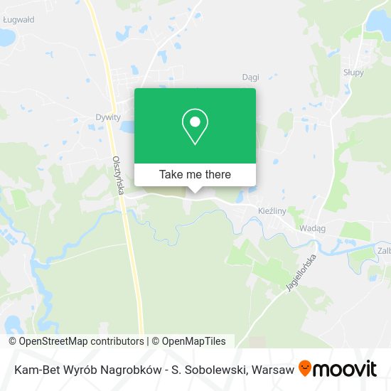 Kam-Bet Wyrób Nagrobków - S. Sobolewski map