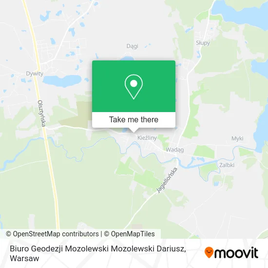 Карта Biuro Geodezji Mozolewski Mozolewski Dariusz