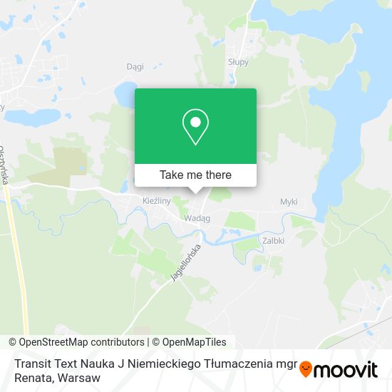 Карта Transit Text Nauka J Niemieckiego Tłumaczenia mgr Renata