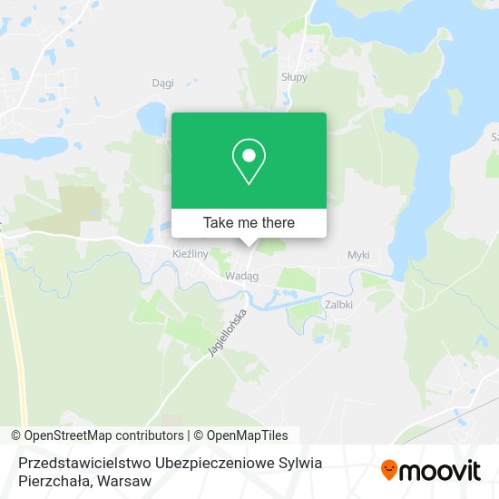 Przedstawicielstwo Ubezpieczeniowe Sylwia Pierzchała map