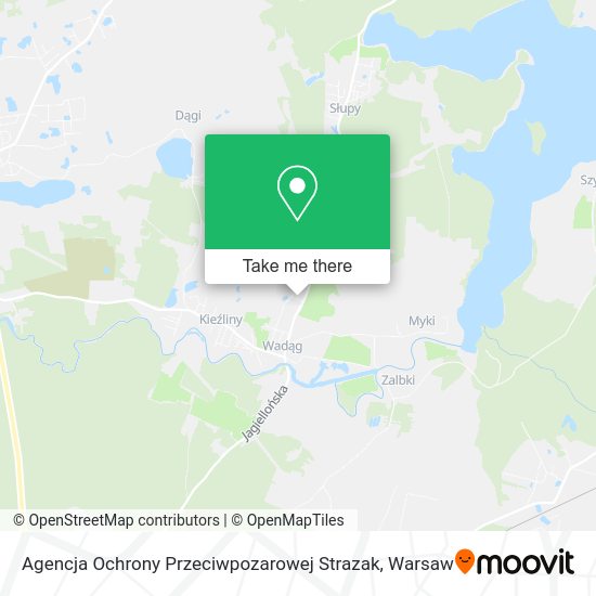 Agencja Ochrony Przeciwpozarowej Strazak map