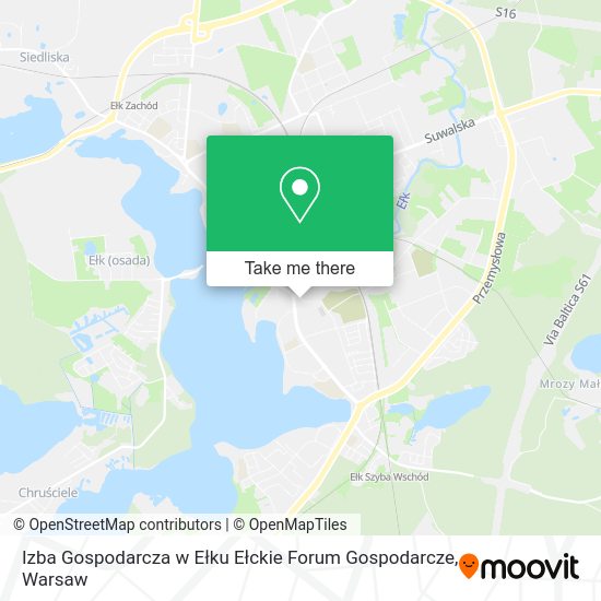 Izba Gospodarcza w Ełku Ełckie Forum Gospodarcze map