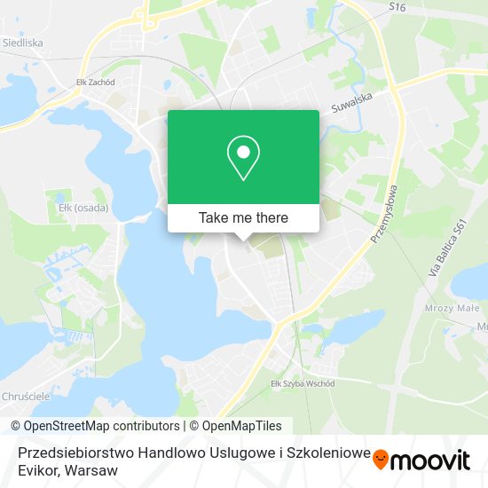 Przedsiebiorstwo Handlowo Uslugowe i Szkoleniowe Evikor map