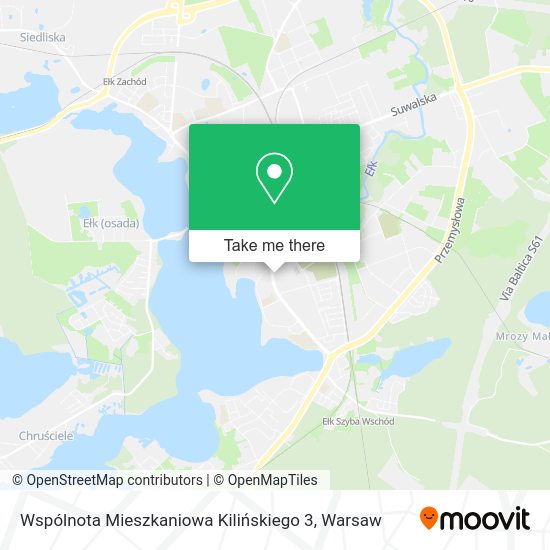 Карта Wspólnota Mieszkaniowa Kilińskiego 3