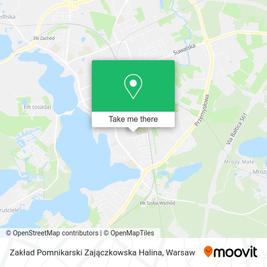 Zakład Pomnikarski Zajączkowska Halina map