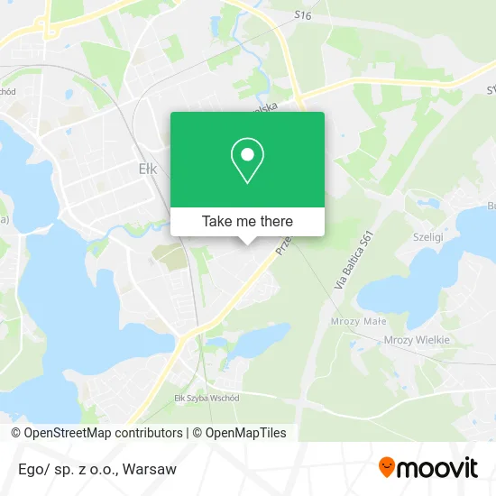 Ego/ sp. z o.o. map