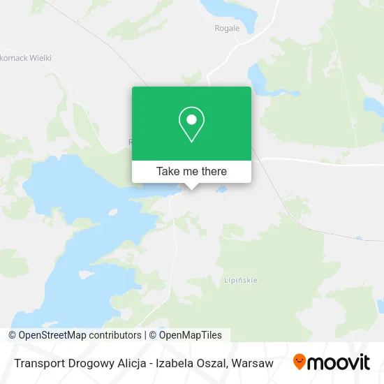 Карта Transport Drogowy Alicja - Izabela Oszal