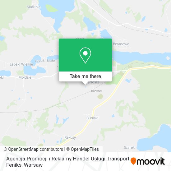 Agencja Promocji i Reklamy Handel Uslugi Transport Feniks map