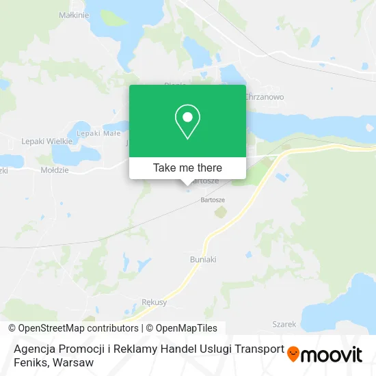 Карта Agencja Promocji i Reklamy Handel Uslugi Transport Feniks