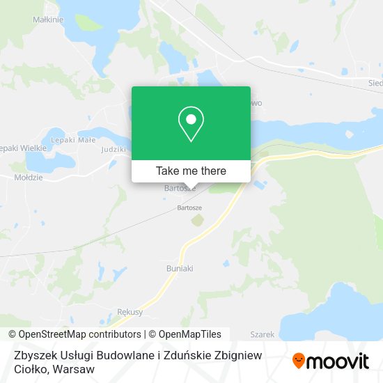 Zbyszek Usługi Budowlane i Zduńskie Zbigniew Ciołko map