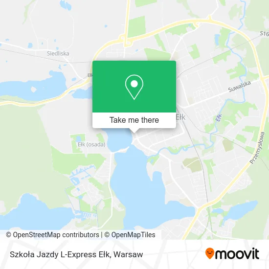 Szkoła Jazdy L-Express Ełk map