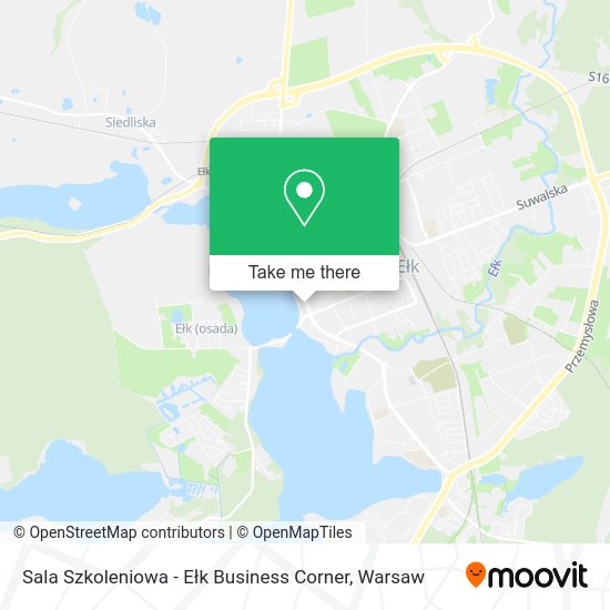 Sala Szkoleniowa - Ełk Business Corner map