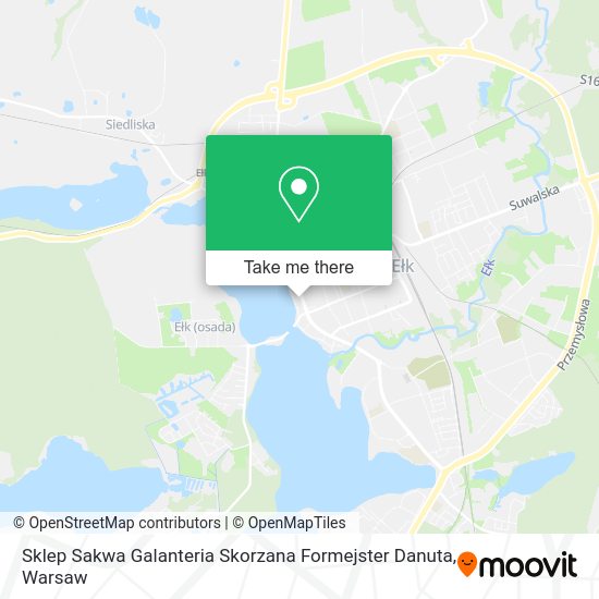 Sklep Sakwa Galanteria Skorzana Formejster Danuta map