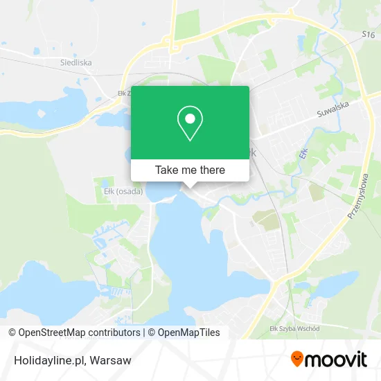 Карта Holidayline.pl