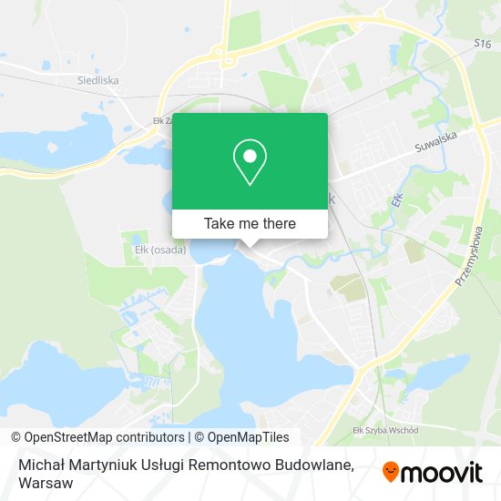 Michał Martyniuk Usługi Remontowo Budowlane map