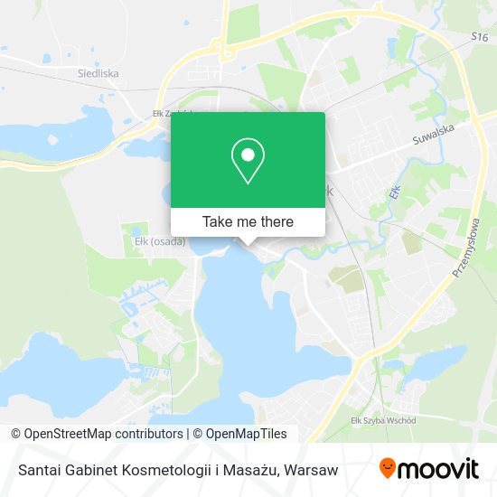 Santai Gabinet Kosmetologii i Masażu map