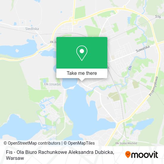 Fis - Ola Biuro Rachunkowe Aleksandra Dubicka map