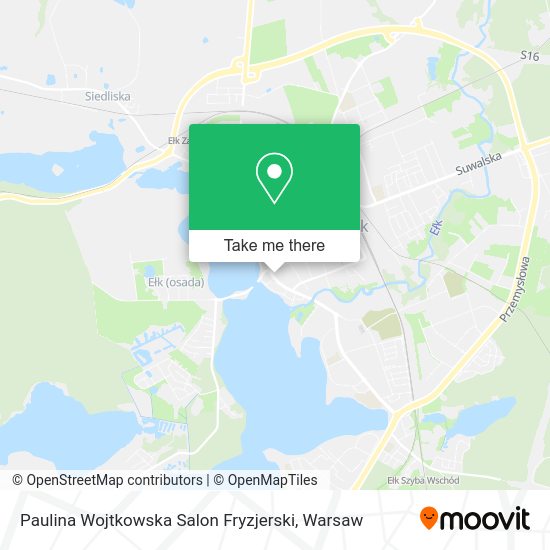 Paulina Wojtkowska Salon Fryzjerski map