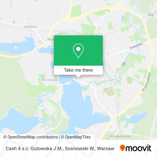 Cash 4 s.c. Gutowska J.M., Sosnowski W. map