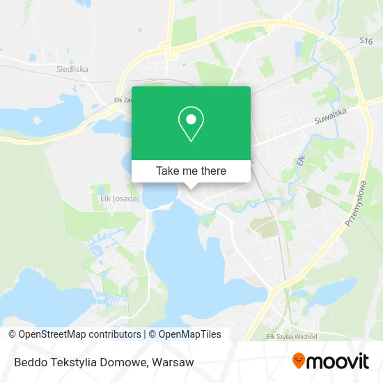 Карта Beddo Tekstylia Domowe