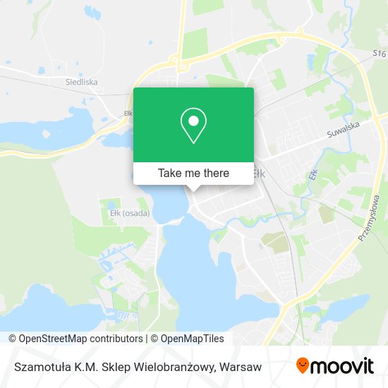 Szamotuła K.M. Sklep Wielobranżowy map