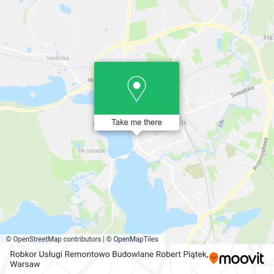 Карта Robkor Usługi Remontowo Budowlane Robert Piątek
