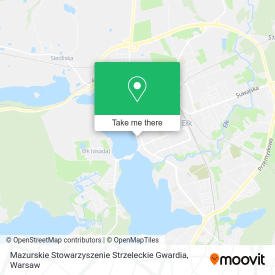 Mazurskie Stowarzyszenie Strzeleckie Gwardia map