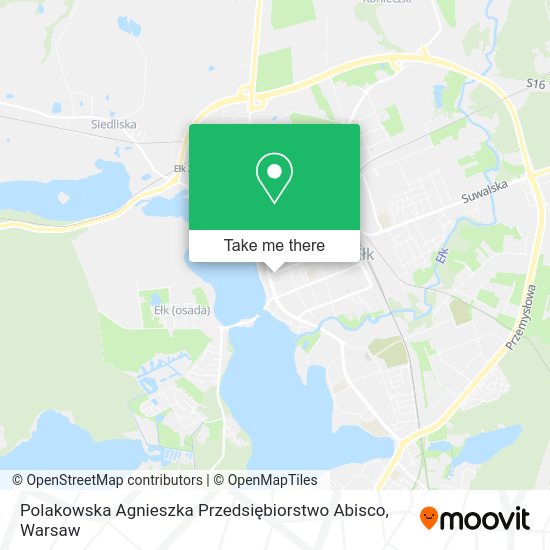 Polakowska Agnieszka Przedsiębiorstwo Abisco map