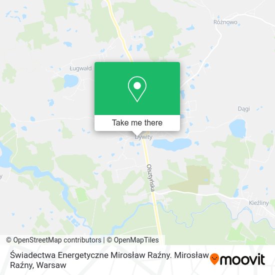 Świadectwa Energetyczne Mirosław Raźny. Mirosław Raźny map