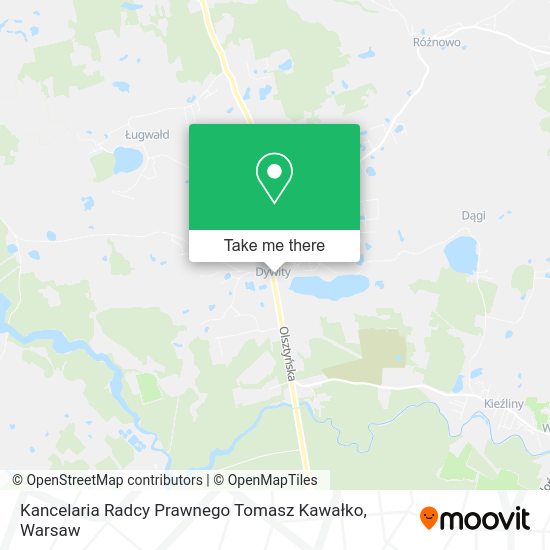 Kancelaria Radcy Prawnego Tomasz Kawałko map